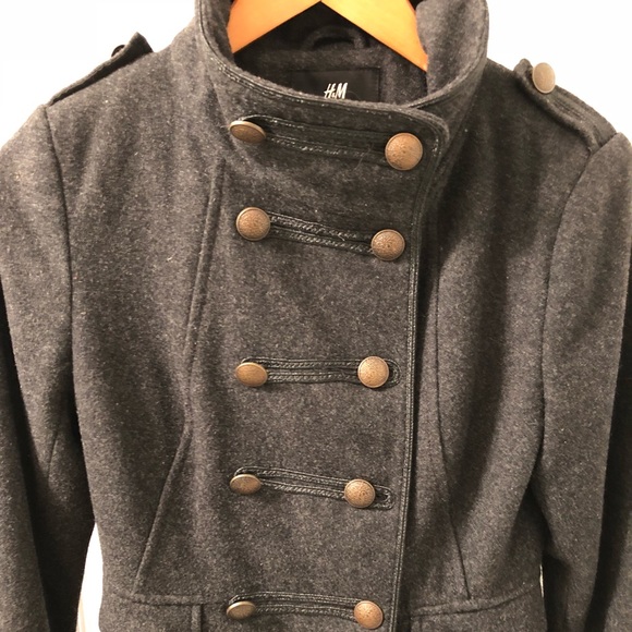 H&M wool military coat - Picture 5 of 7